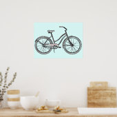 One Retro Bike Poster (Keuken)