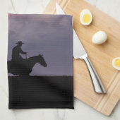 One Rider, One Horizon Theedoek (Quarter Fold)