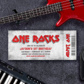 One Rocks - 1e verjaardag ticket Kaart