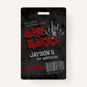 One Rocks - 1e verjaardag VIP All Access Badge (Voorkant)