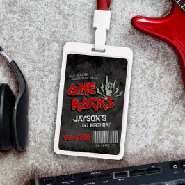 One Rocks - 1e verjaardag VIP All Access Badge