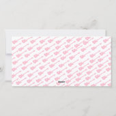 ONE ROCKS CONCERT TICKET 1ST BIRTHDAY INVITATION FEESTDAGENKAART (Achterkant)