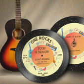 One Rocks First Birthday Invitation - Geboren om t Kaart