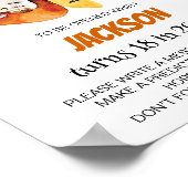 One Rocks Gitaar Verjaardag Tijd Capsule Teken Poster (Hoek)