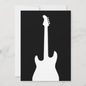 One Rocks Guitar Pick 1st Birthday Party Kaart (Achterkant)