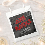 One Rocks - Jongen 1e Verjaardag Bedankzakje (Geknipt)