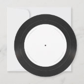 One Rocks | Retro Rock'n'roll Vinylenplaat Kaart (Achterkant)