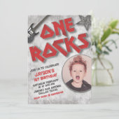 One Rocks - Rocked Een jaar met Afbeelding Kaart (Staand voorkant)