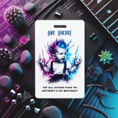 One Rocks! Rockster VIP-pas 1e verjaardag Badge