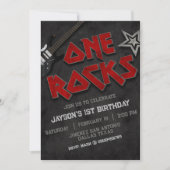 One Rocks Verjaardag Kaart (Voorkant)