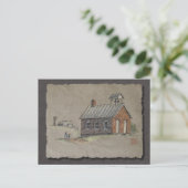 One Room School Briefkaart (Staand voorkant)