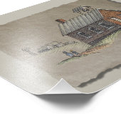 One Room School Foto Afdruk (Hoek)