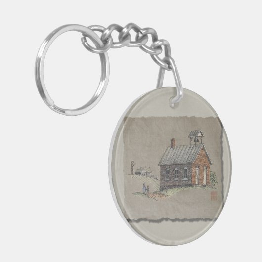 One Room School Sleutelhanger (Voorkant Links)
