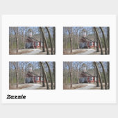 One Room Schoolhouse Rechthoekige Sticker (Vel)