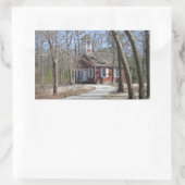 One Room Schoolhouse Rechthoekige Sticker (Tas)