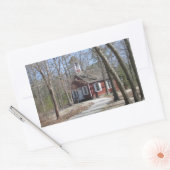 One Room Schoolhouse Rechthoekige Sticker (Envelop)
