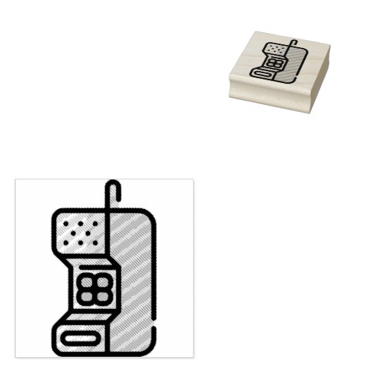 one rubberstempel (Gestempeld)