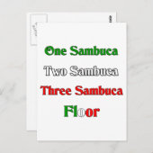 One Sambuca Briefkaart (Voorkant / Achterkant)