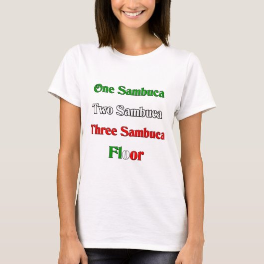 One Sambuca T-shirt (Voorkant)