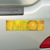 One Satoshi Bumpersticker (Op auto)