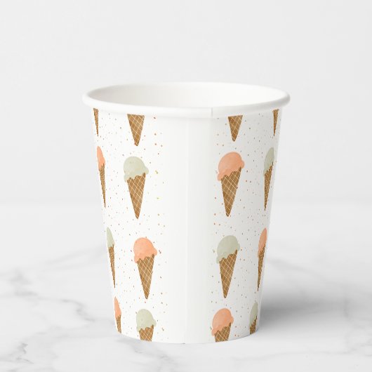 One Scoop Wonder Cup Papieren Bekers (Rechts)