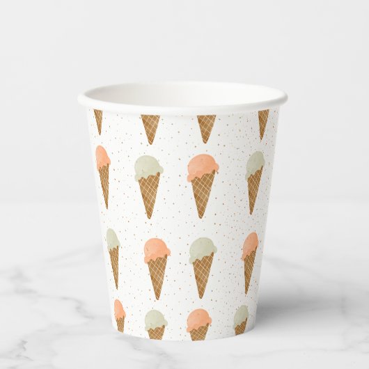 One Scoop Wonder Cup Papieren Bekers (Voorkant)