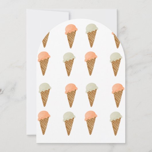 One Scoop Wonder! Kaart (Achterkant)