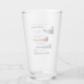 One Ships Reisglas Glas (Achterkant)
