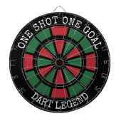 One Shot One Goal Dartboard Dart Legend Dartbord (Voorkant)