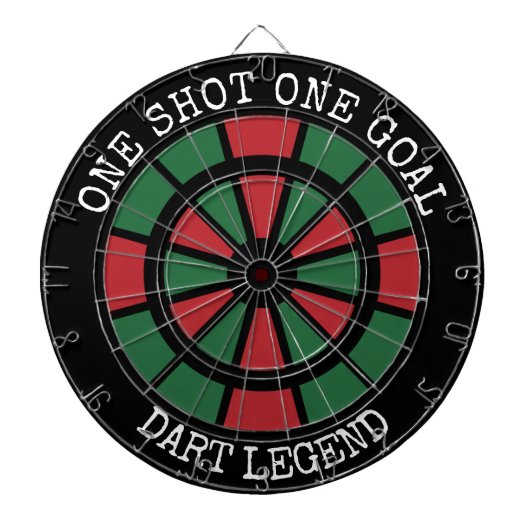 One Shot One Goal Dartboard Dart Legend Dartbord (Voorkant)