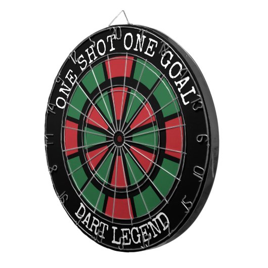 One Shot One Goal Dartboard Dart Legend Dartbord (Voorkant Rechts)