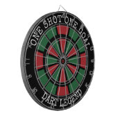 One Shot One Goal Dartbord Dart Legende (Voorkant Links)