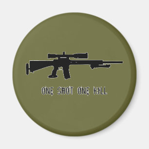 One Shot One Kill Magneet