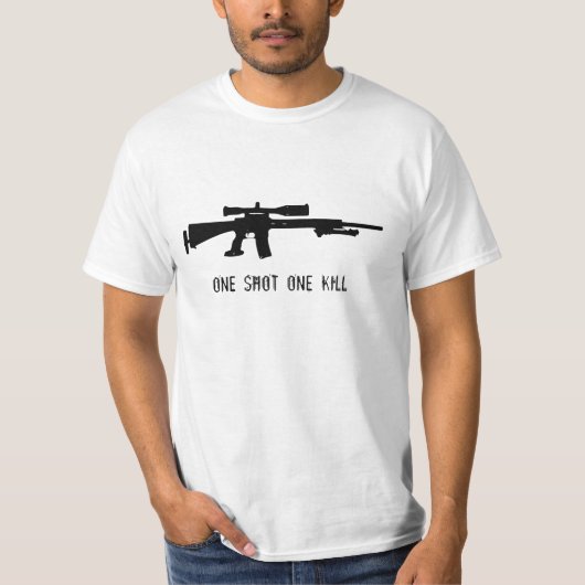 One Shot One Kill T-shirt (Voorkant)