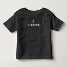 One Sided Black Toddler Team alleen T-Shirt