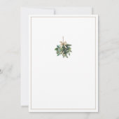 One Silly Christmas Goose Fest Winter Birthday Kaart (Achterkant)