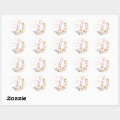 One Silly Goose 1st Birthday Favor Sticker (Vel)