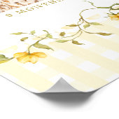 One Silly Goose 1st Birthday Photo Milestone Poster (Hoek)