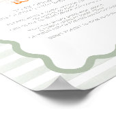 One Silly Goose 1st Birthday Time Capsule Sign Poster (Hoek)