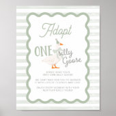 One Silly Goose Adoption Sign  Poster (Voorkant)