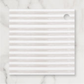 One Silly Goose Beige Bow 1st Birthday Bedankjes Labels (Achterkant)