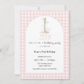 One Silly Goose Birthday Invitation Kaart (Voorkant)