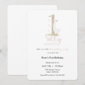 One Silly Goose Birthday Invitation Kaart (Voorkant / Achterkant)