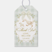 One Silly Goose Birthday party Thank you Cadeaulabel (Voorkant)