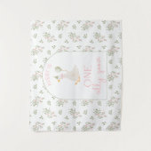 One Silly Goose Birthday Personalized Banner 1st Wandkleed (Voorkant)