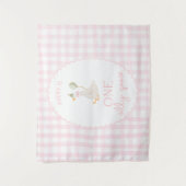 One Silly Goose Birthday Personalized Banner 1st Wandkleed (Voorkant)