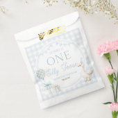 ONE Silly Goose Blue 1st Birthday Party Bedankzakje (Gezegeld)