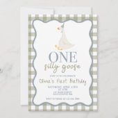 One Silly Goose blue and green Kaart (Voorkant)