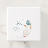 One Silly Goose Boy 1st Birthday Party Bedankjes Labels (In situ)