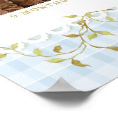 One Silly Goose Boy 1st Birthday Photo Milestone Poster (Hoek)